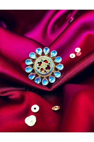 Kundan Thewa Ring Kundan Thewa Ring